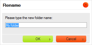 Renaming a folder in CKFinder