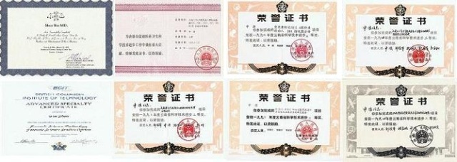 申滨的证书 证书